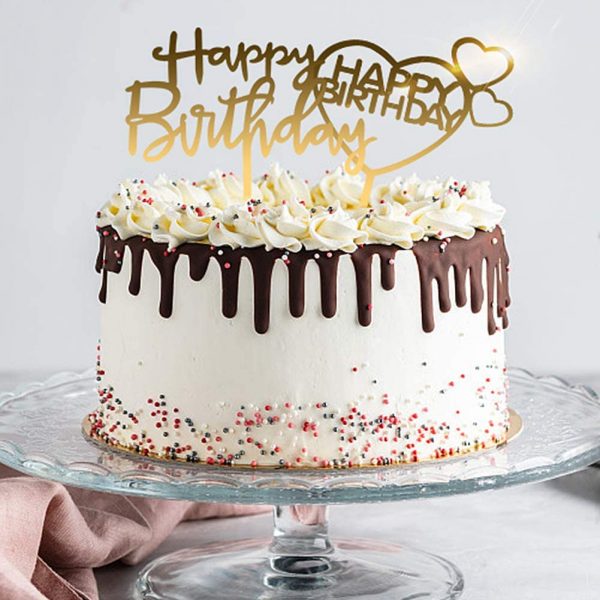 stecchette per Torte Happy Birthday - immagine 2
